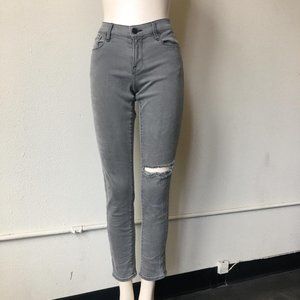 Frame Le Garcon Distressed Skinny Jeans